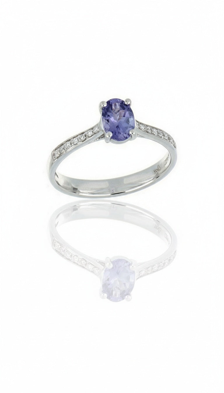 Anello Tanzanite Royal 4x6