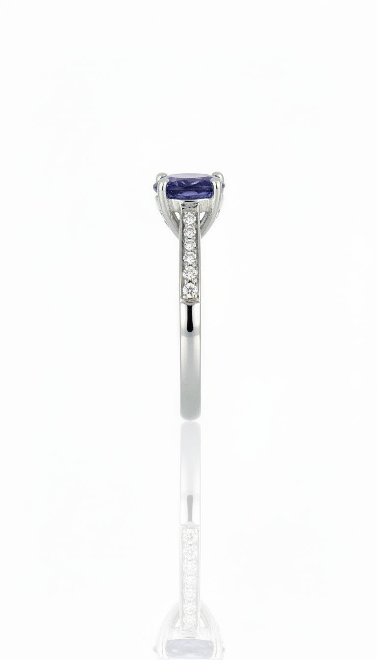 Anello Tanzanite Royal 4x6