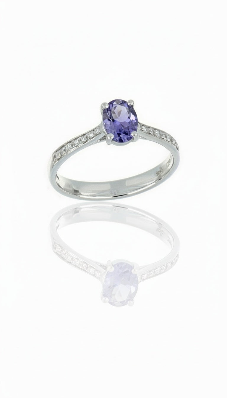 Anello Tanzanite Royal 6x8
