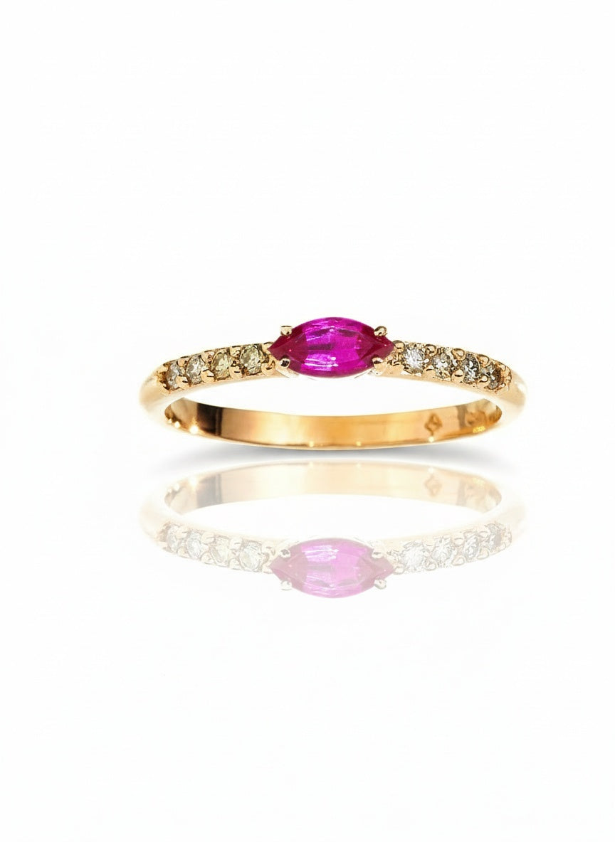 Anello Marquise Rose