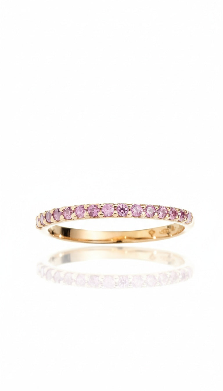 Anello Color Champagne Rose Gold